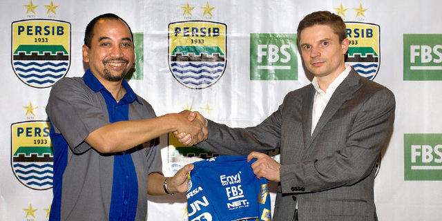FBS menjadi sponsor resmi Persib! Bermain di super liga Forex!